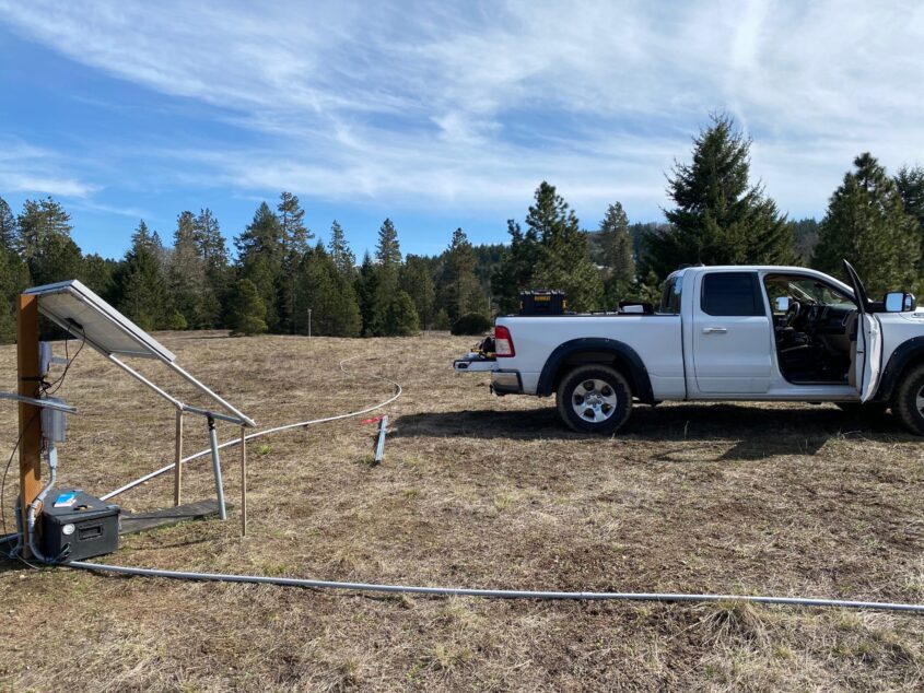 Solar PtP Backhaul for video security install